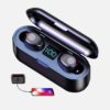 Écouteur Bluetooth Amoi F9 + Powerbank + Code authentique – Noir