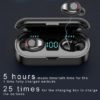 Écouteur Bluetooth Amoi F9 + Powerbank + Code authentique – Noir – Image 2