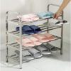Range chaussure en inox 4 étagère 62x23x69 cm – Image 2