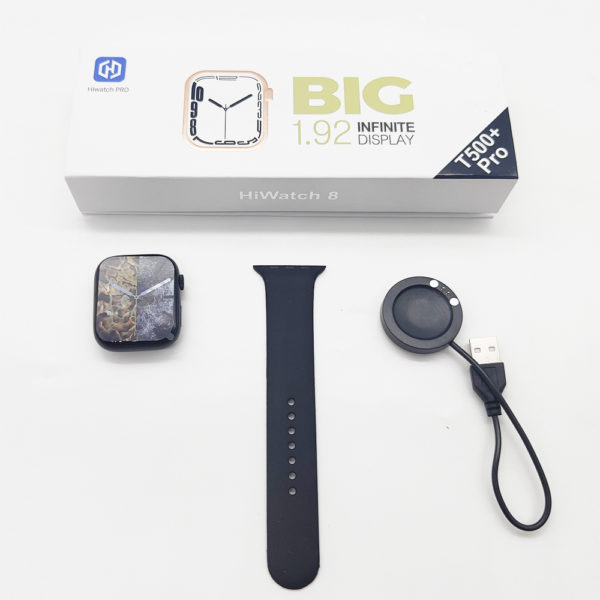 Montre Connectée – Smart Watch – Bluetooth T500 + PRO Série 8 Noir – Image 2