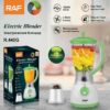 Mixeur incassable 1,5 litres orange blanc – Image 2